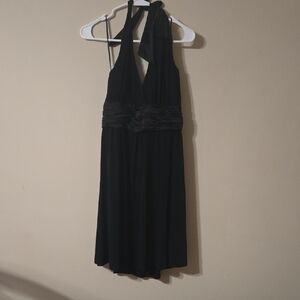 black halter dress prom Black Halter Backless Long Prom Dress Wedding Guest Dress,DP1503 – DSProm